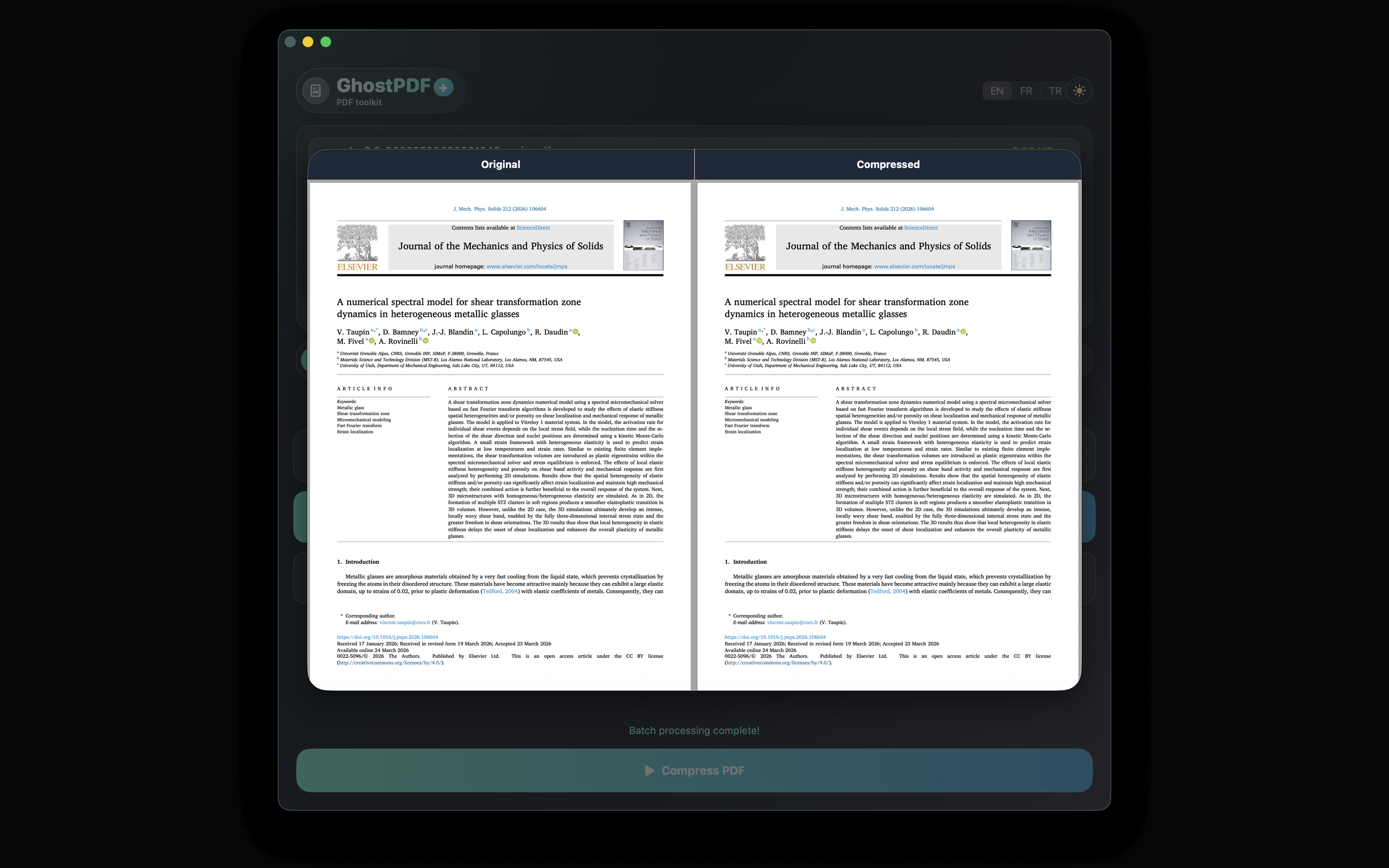 GhostPDF document workflow