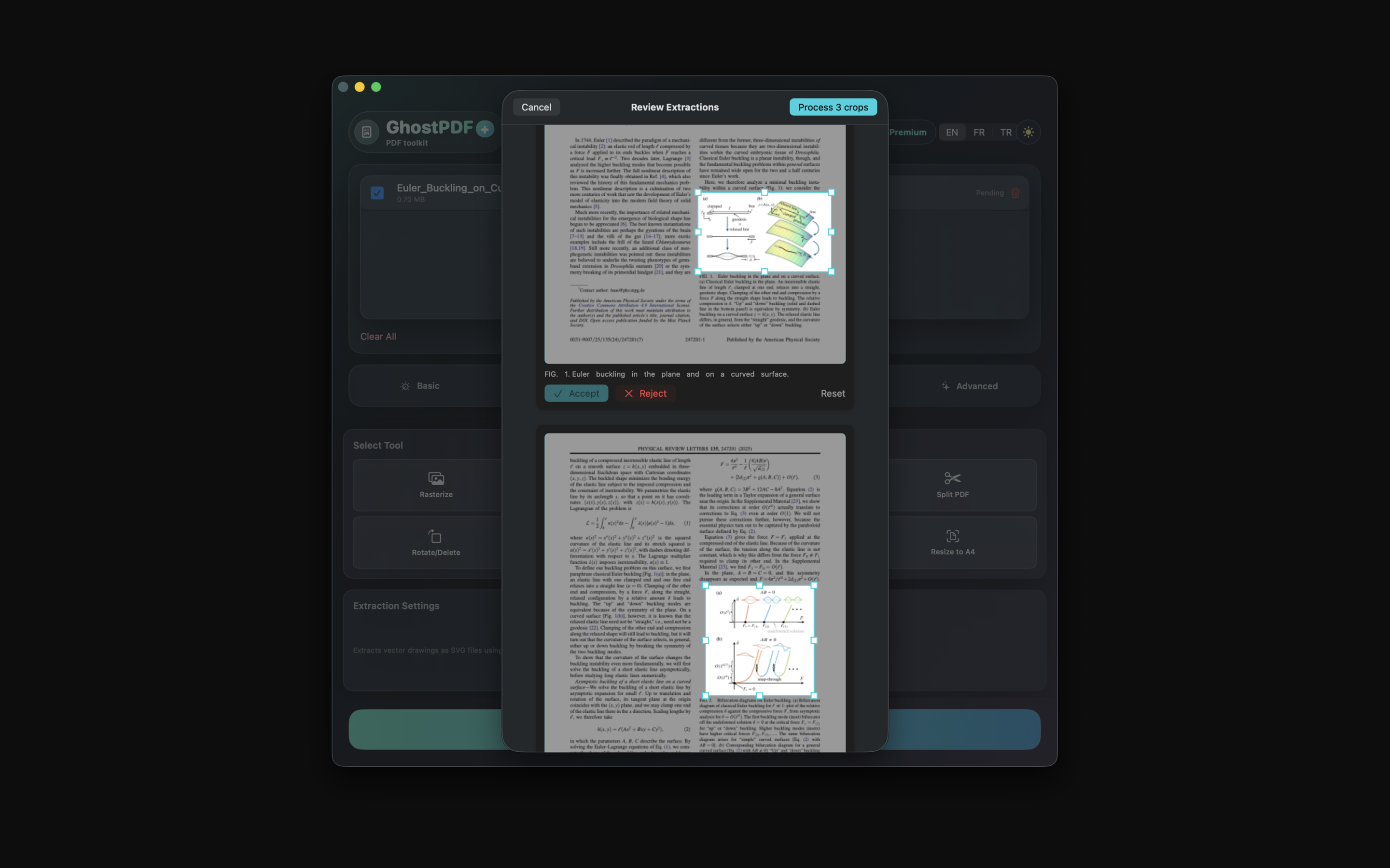 GhostPDF new vector image extraction algorithm