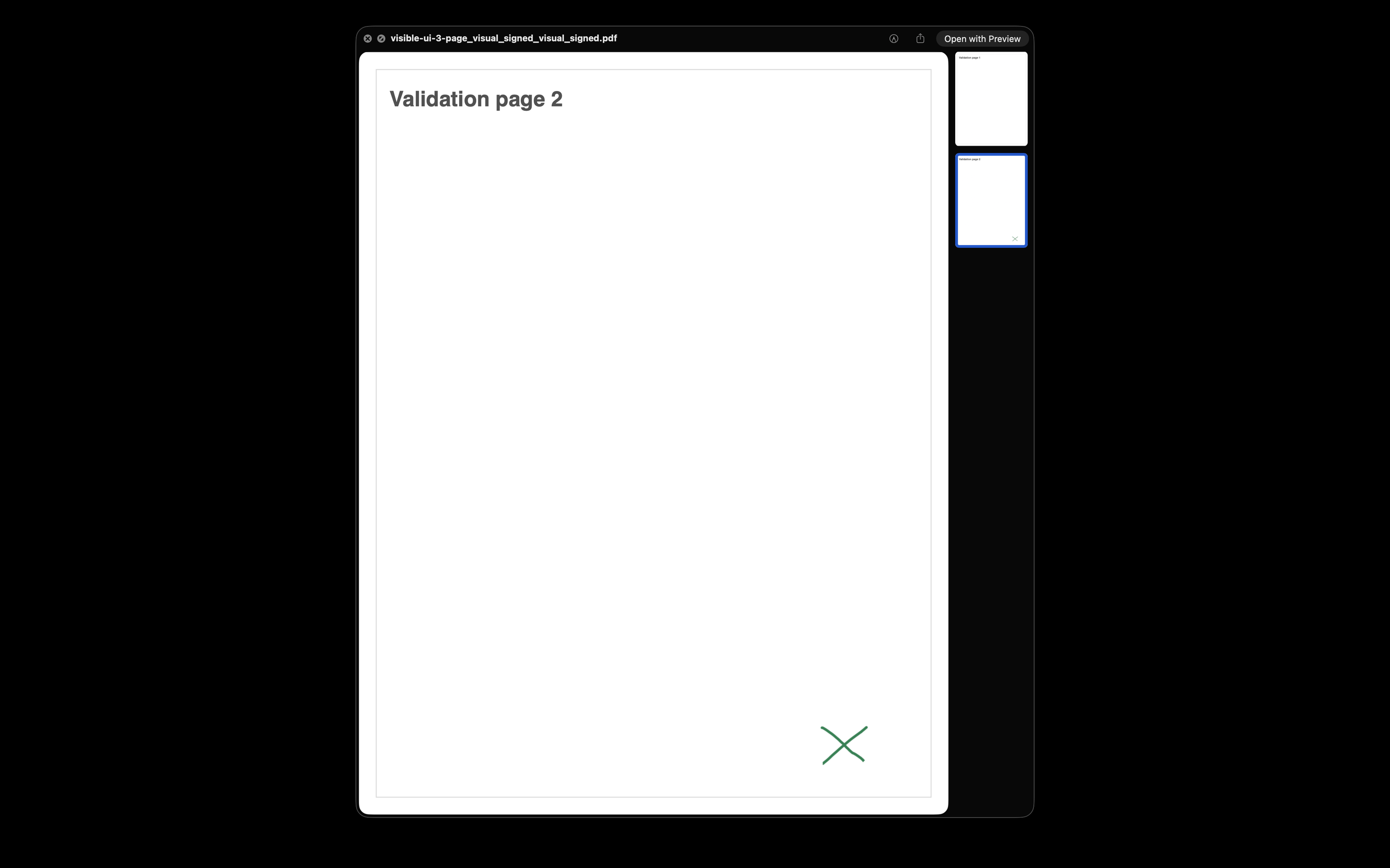 GhostPDF signed PDF preview